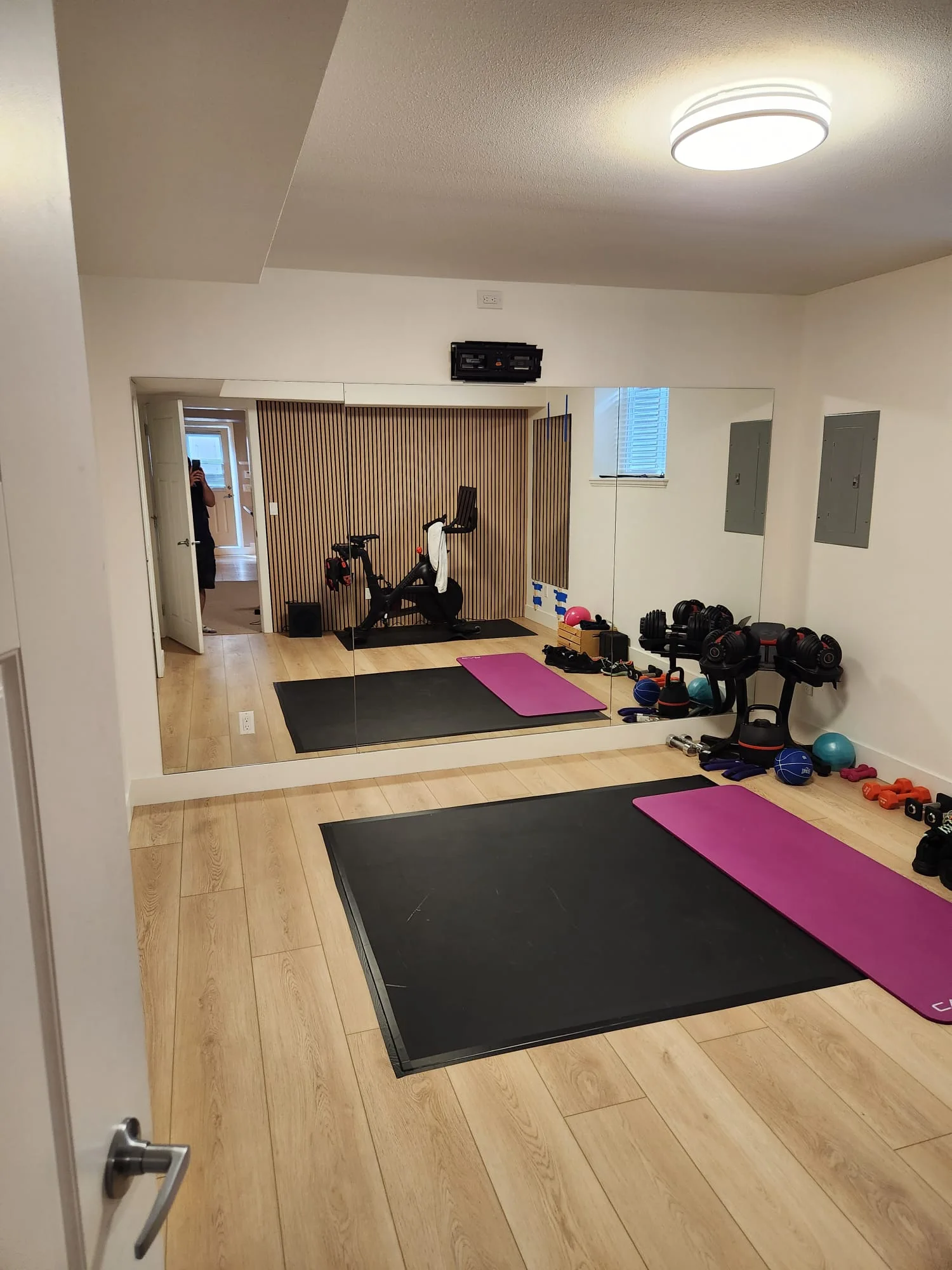 Home Gym Mirror Wall, Surrey