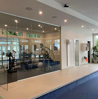 Gym Glass Divider