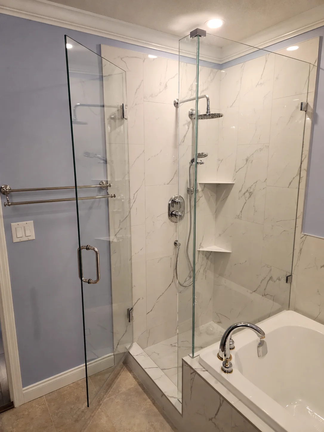 Custom Shower Glass & Door, Walnut Grove, Langley