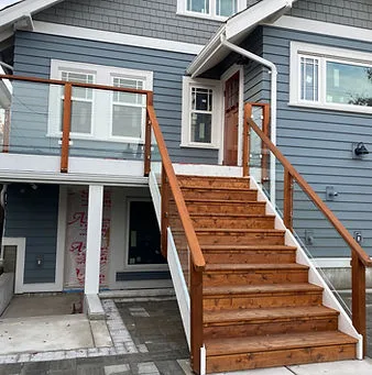 Wood Post Railing